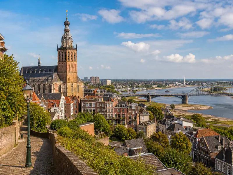 Historic Nijmegen city view